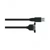 GoodConnections Alcasa USB 3.2 Gen 1 pagarinātājkabelis, USB-A vīrietis uz USB-A vīrietis, 2 m, melns