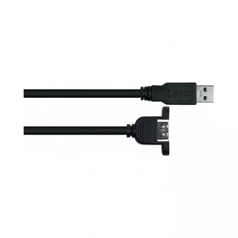 GoodConnections Alcasa USB 3.2 Gen 1 pagarinātājkabelis, USB-A vīrietis uz USB-A vīrietis, 2 m, melns