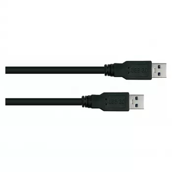 GoodConnections Alcasa USB 3.2 Gen 1 Type-A uz Type-A plāksterkabelis 0.5 m melns (UK30P-AA-005S)