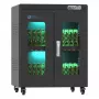 GoodConnections ANTARES PRO N24C Notebook uzlādes ratiņi līdz 15.6 collu klēpjdatoriem, USB-C 65W PD 3.0, UVC dezinfekcija, melns