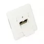GoodConnections Cat.6A tīkla sienas kontaktligzda, 2xRJ45, ekranēta, iegremdēta, dizainam saderīga, vertikāla kabeļa ievade, pērļu balta RAL1013 (GC-N0021)