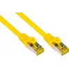 GoodConnections Cat.7 RJ45 komutācijas kabelis - 25 m, dzeltens, S/FTP PiMF, bez halogēna, 600 MHz (8070R-250Y)