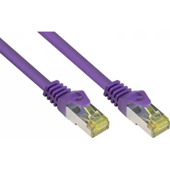 GoodConnections Cat.7 S/FTP tīkla kabelis ar RNS® fiksatora aizsardzību, 40 m, violets 8070R-400V