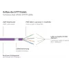 GoodConnections Cat.7 S/FTP tīkla kabelis ar RNS® fiksatora aizsardzību, 40 m, violets 8070R-400V