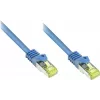 GoodConnections Cat.7 S/FTP RJ45 tīkla kabelis, 15m, zils, bez halogēniem, 600MHz, aizsargāta aizbīdņa fiksācija 8070R-150B