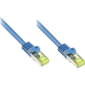 GoodConnections Cat.7 S/FTP RJ45 tīkla kabelis, 15m, zils, bez halogēniem, 600MHz, aizsargāta aizbīdņa fiksācija 8070R-150B