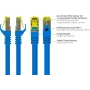 GoodConnections Cat.7 S/FTP RJ45 tīkla kabelis, 15m, zils, bez halogēniem, 600MHz, aizsargāta aizbīdņa fiksācija 8070R-150B