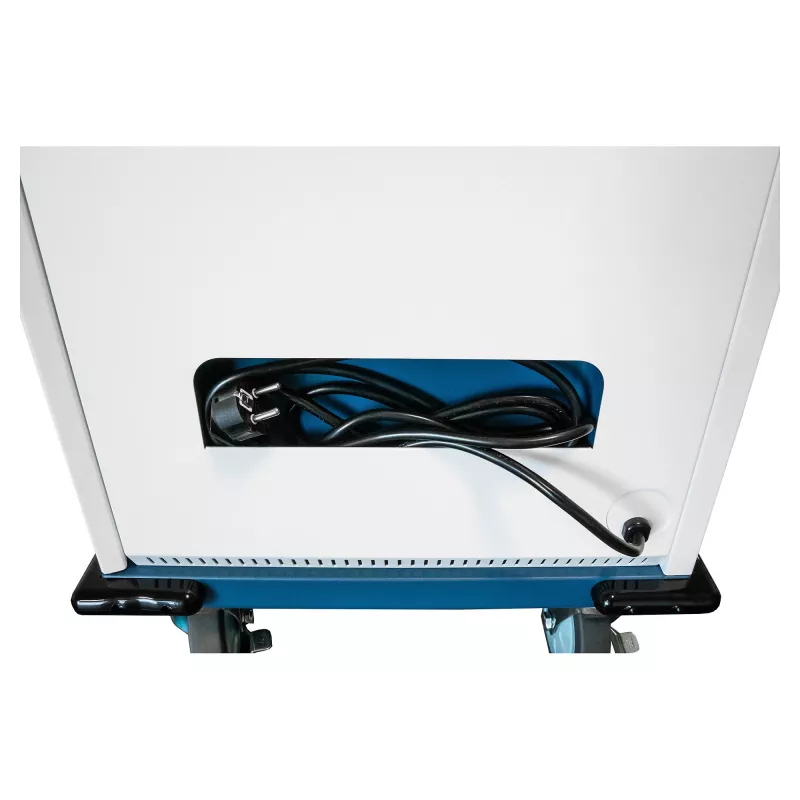 GoodConnections GEMMA N32 Notebook Charging Cart White/Blue