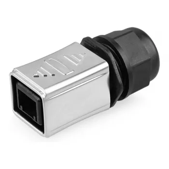 GoodConnections Industrial Connector S6 - Neapdzīvots spraudnis, RJ45 izgriezums, metāls, Good Connections®