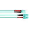 GoodConnections OM3 Dupleksais Daudzmodu Šķiedras Patch Kabelis SC uz LC, 50/125 µm, 1m, LSZH Aqua LW-801LS3