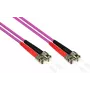 GoodConnections OM4 ST uz ST daudzmodu duplex šķiedras komutācijas kabelis, 7,5m, LSZH, violets LW-8075ST4