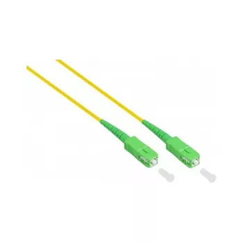 GoodConnections OS2 vienmoda optiskais plāksterkabelis SC/SC SM 9/125 30m LSZH dzeltens