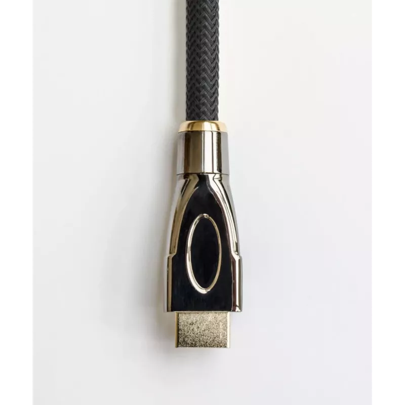 GoodConnections PYTHON sērijas ātrgaitas HDMI kabelis ar Ethernet, 4K UHD 60Hz, 18Gbps, zelta pārklājums, neilona pinums, 3m, melns (GC-M0018)