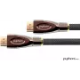 GoodConnections PYTHON sērijas ātrgaitas HDMI kabelis ar Ethernet, 4K UHD 60Hz, 18Gbps, zelta pārklājums, neilona pinums, 3m, melns (GC-M0018)
