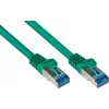 GoodConnections RNS® Cat. 6A S/FTP halogenu nesaturošs savienojuma kabelis ar fiksatora aizsardzību, 3 m, zaļš