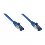 GoodConnections RNS® Cat.6A S/FTP Patch Cable ar aizsargvāciņu, LSZH, bez halogēna, 500MHz, zils, 15m (8060-H150B)