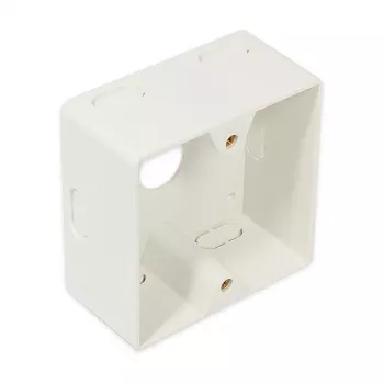 GoodConnections Surface-Mounted Enclosure 80x80x40mm Pearl White RAL 1013 GC-N0029