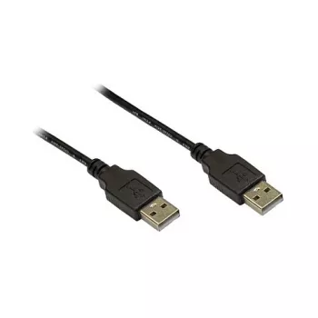 GoodConnections USB 2.0 A uz A kabelis, 1m, melns (2212-AA1S)