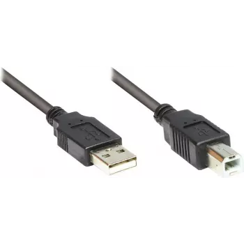 GoodConnections USB 2.0 kabelis A uz B vīrišķais, 3m, melns 2510-3OFS