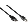 GoodConnections USB 2.0 kabelis A uz B vīrišķais, 3m, melns 2510-3OFS