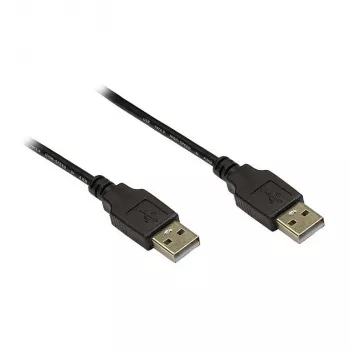 GoodConnections USB 2.0 Type-A uz Type-A kabelis, 1.8 m, melns