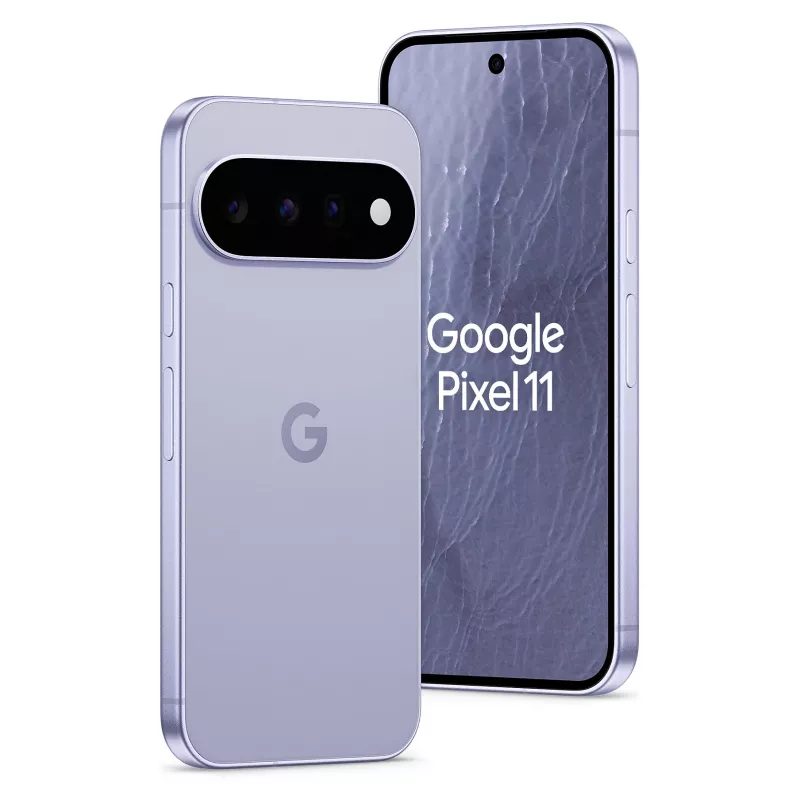 Google Pixel 11 5G viedtālrunis - 12GB RAM, 512GB atmiņa, 6,3 collu OLED 120Hz, Dual SIM, Frost (UK/EU)