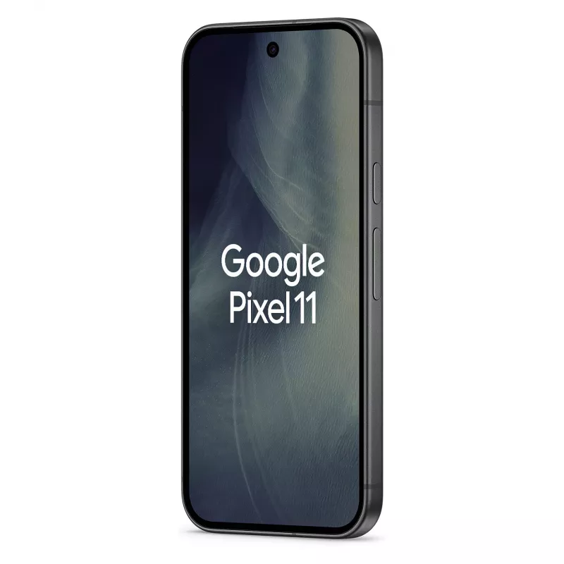 Google Pixel 11 5G viedtālrunis, 6,3 collu OLED 120Hz, 12GB RAM, 512GB, Obsidian, Dual SIM (UK/EU)