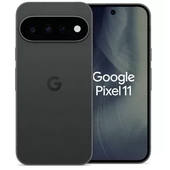 Google Pixel 11 5G viedtālrunis, 6,3 collu OLED 120Hz, 12GB RAM, 512GB, Obsidian, Dual SIM (UK/EU)