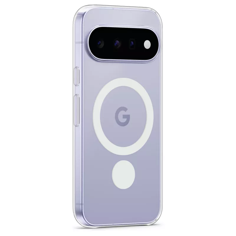 Google Pixel 11 caurspīdīgs vāciņš - polikarbonāta un TPU aizsargapvalks, plāns dizains, saderīgs ar bezvadu uzlādi