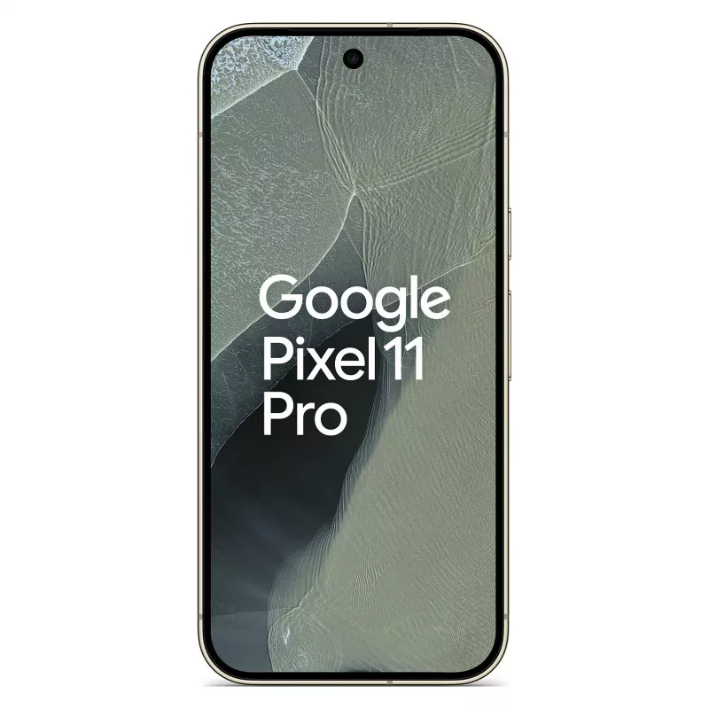 Google Pixel 11 Pro 5G viedtālrunis, 16GB RAM, 512GB atmiņa, 6,3 collu OLED 120Hz displejs, olīvu, Dual SIM, Android 16
