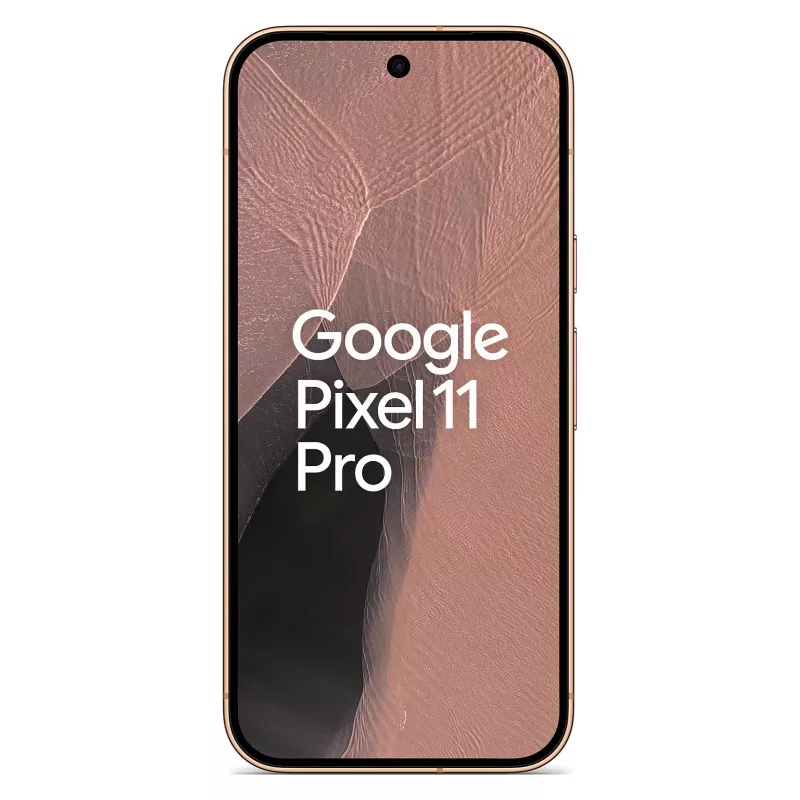 Google Pixel 11 Pro 5G viedtālrunis, 16GB RAM, 512GB atmiņa, 6,3 collu OLED 120Hz displejs, Divas SIM, Canyon - UK/EU modelis