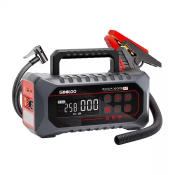 GOOLOO A7 4000A Jump Starter with Air Pump 88.8Wh 150 PSI