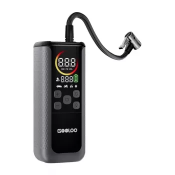 GOOLOO GT160 Dual automašīnas gaisa kompresors | 12V līdzstrāva, 150 PSI, digitālais displejs, 70 L/min, automātiska izslēgšanās, LED darba gaisma
