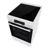 Gorenje GEC 5C41 WG Brīvi stāvoša elektriskā plīts – balta, 50 cm, 70 L, 9 funkcijas