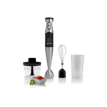 Gorenje rokas blenderis HBX1000E 1000W Melns Plastmasas trauks 0.5L