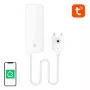 GOSUND S5 WiFi viedais ūdens noplūdes sensors ar Tuya lietotnes brīdinājumiem, 2.4GHz, IP67 zonde, balts