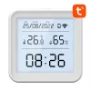 Gosund S6 viedais Wi-Fi temperatūras un mitruma sensors ar LCD displeju, saderīgs ar Tuya