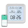 Gosund S6 viedais Wi-Fi temperatūras un mitruma sensors ar LCD displeju, saderīgs ar Tuya