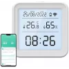 Gosund S6 viedais Wi-Fi temperatūras un mitruma sensors ar LCD displeju, saderīgs ar Tuya