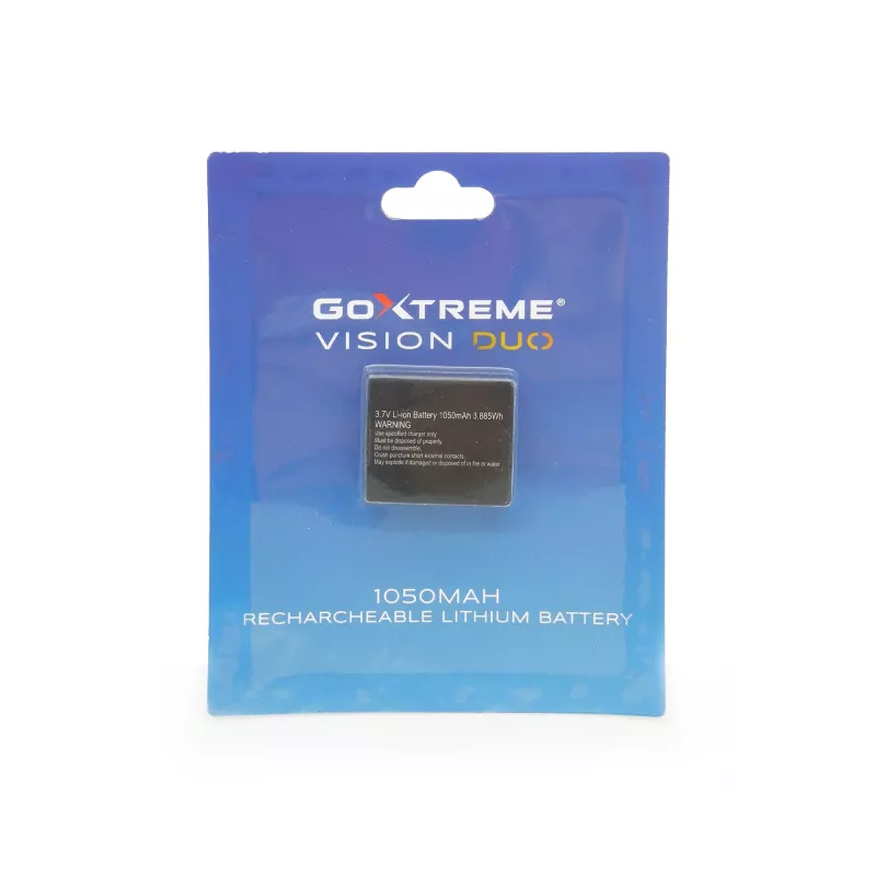 GoXtreme 1050mAh 3.7V litija jonu akumulators GoXtreme Vision DUO darbības kamerai