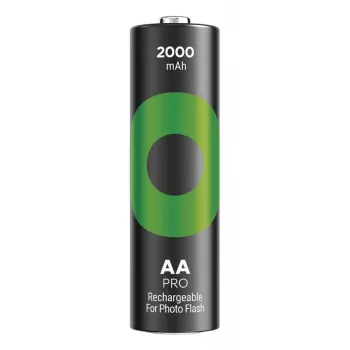 GP Batteries ReCyko+ AA NiMH 2000 mAh uzlādējamas baterijas, 4 gab. iepakojumā (B2629)