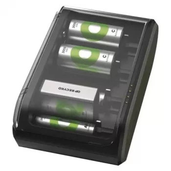 GP Battery Charger B361 ar 4 kanāliem, 2600 mAh, 2.8V, Melns EU