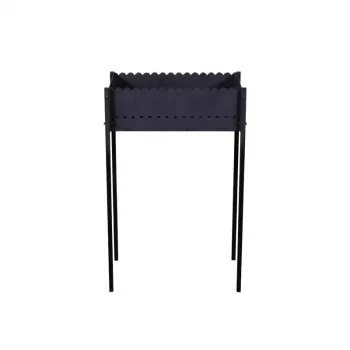 GR-016 Ogļu grils 440x270x760 mm 2 mm tērauds melns