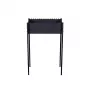 GR-016 Ogļu grils 440x270x760 mm 2 mm tērauds melns