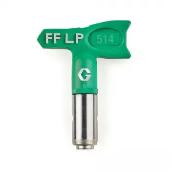 Graco Green Finishing Nozzle FFLP514 - RAC X Fine Finish Low Pressure Airless Spray Tip, 0.014 coll Orifice, 10 collu ventilatora platums