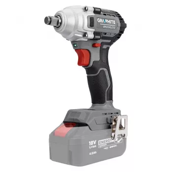 GRAPHITE Bezsuku triecienskrūvgriezis 18V, 330 Nm, 1/2 inch piedziņa, Energy+, tikai instruments