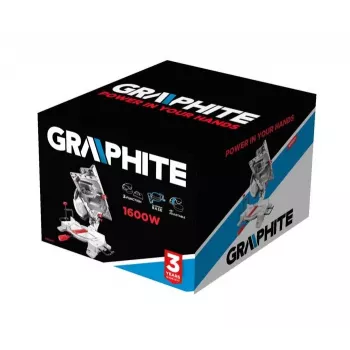 GRAPHITE Universālais zāģis 1600W, 254 mm asmens, 30 mm urbums