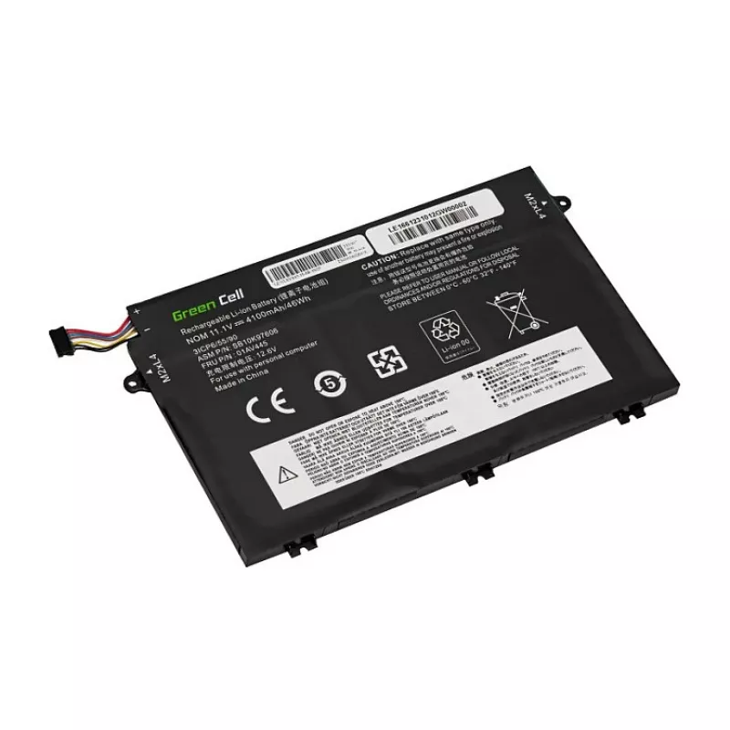 Green Cell akumulators L17C3P51 L17L3P51 L17M3P51 L17M3P52 Lenovo ThinkPad E480 E485 E490 E495 E580 E585 E590 E595 - 11.1V 4400mAh