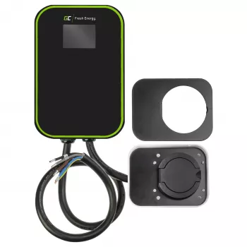 Green Cell EV PowerBox EV15 22kW Wallbox lādētājs ar Type 2 ligzdu elektroauto un plug-in hibrīdiem