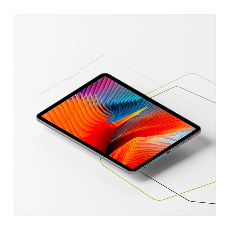 Green Cell GC Clarity ekrāna aizsargs iPad 7 10.2 (2019) – īpaši caurspīdīga PET plēve, pret skrāpējumiem, bez gaisa burbuļiem